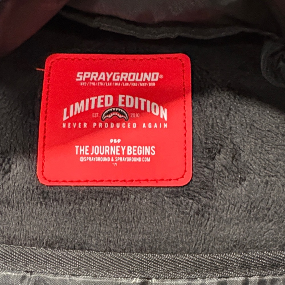 Rare Sprayground Diablo Money Dreams Backpack, a limited edition NWOT - Picture 8 of 9
